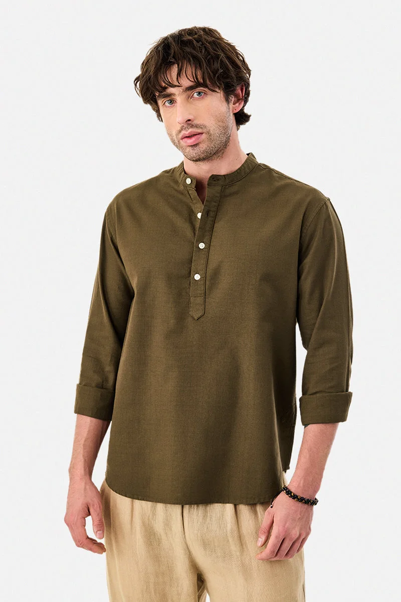 SNITCH Mandarin Kurta Shirt